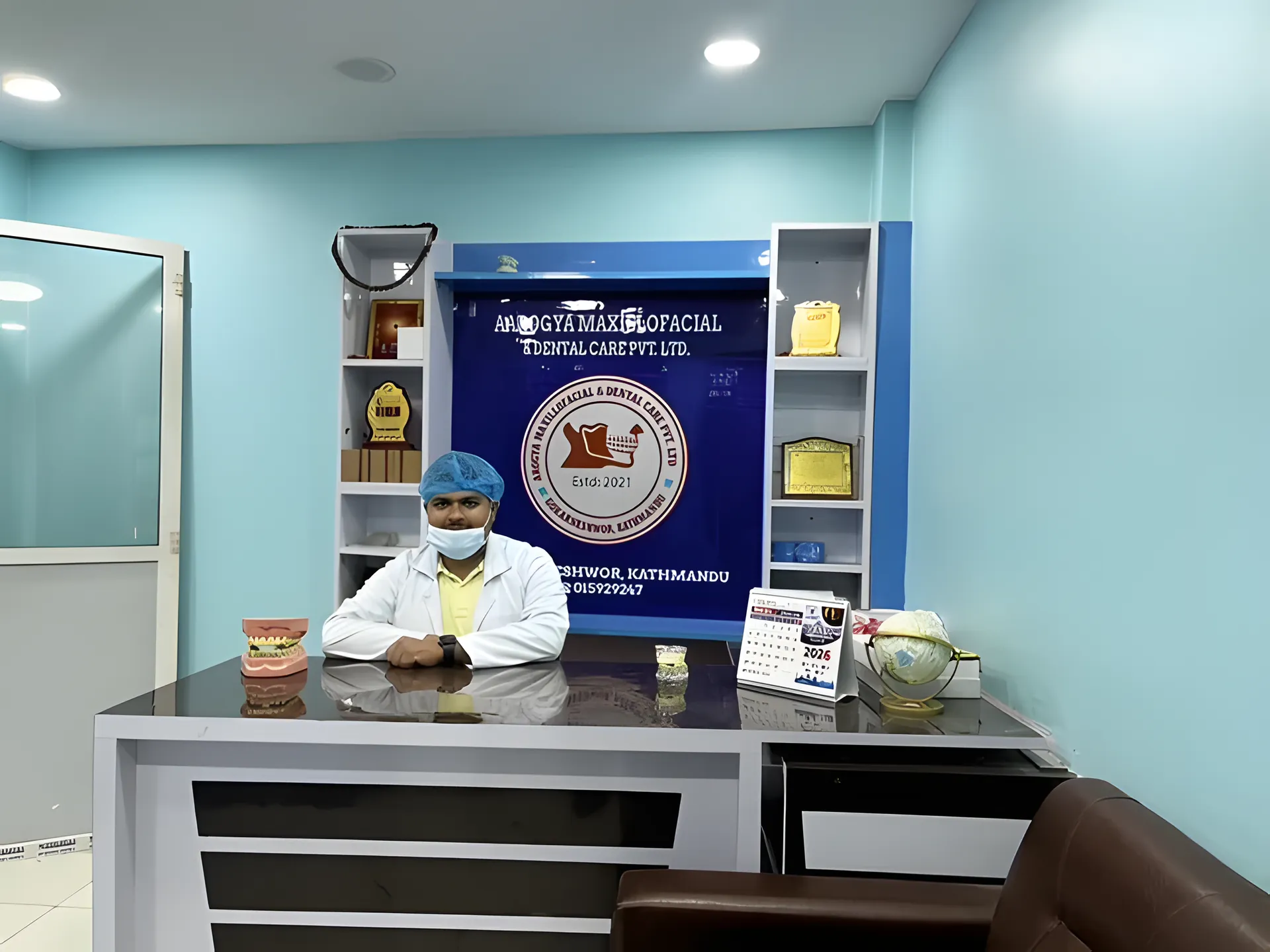 Bright and clean dental clinic room